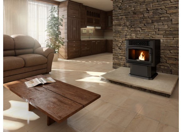 Osburn Stoves 2500 EPA Pellet Stove - Lifestyle