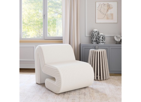 Opam Accent Chair in White- Lifestyle 1