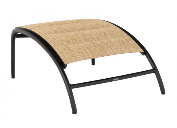 Woodard Orion Padded Sling Ottoman - Angled
