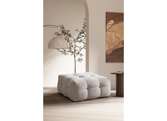 Cloud Ottoman in Beige-Lifestyle 1