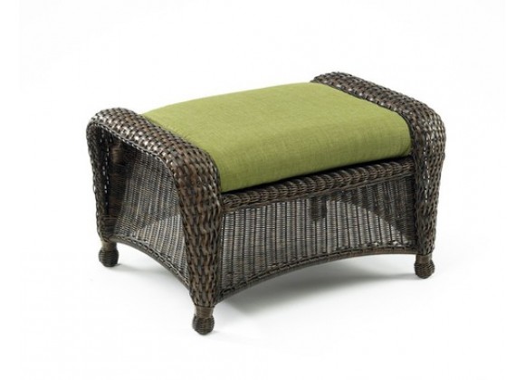 Outdoor Greatroom Company Balsam Wicker Outdoor Ottoman