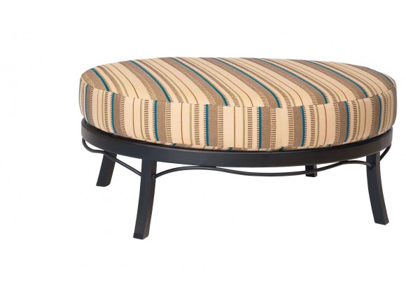 Woodard Et Cetera Woodard Aluminum Universal Oval Ottoman