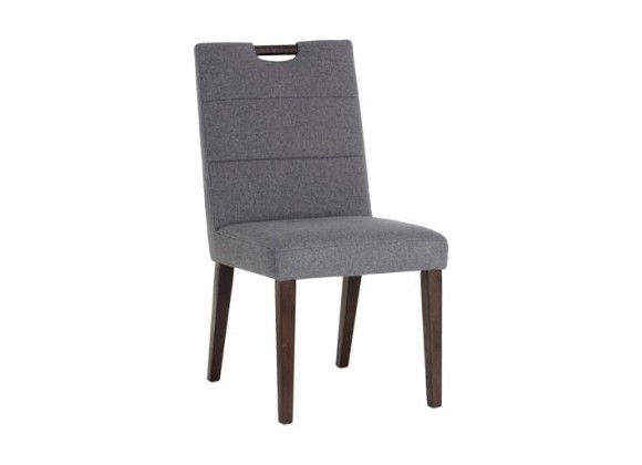 Sunpan Tory Dining Chair Dark Grey - Front Side Angle