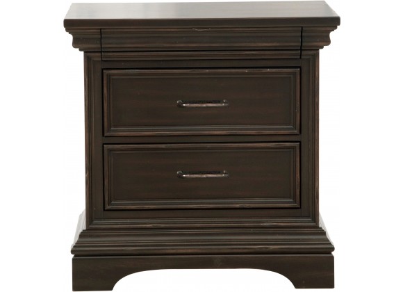 Pulaski Furniture Caldwell 2 Drawer Nightstand Front