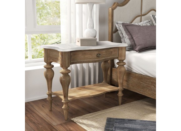 Pulaski Furniture Weston Hills Bedside Table with Storage Drawer