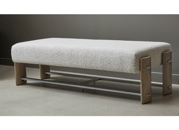 Pulaski Furniture Modern Upholstered Ottoman Bench 