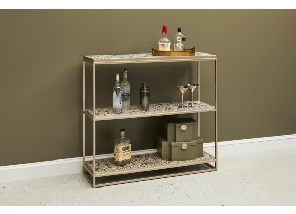 Pulaski Furniture Metal Console Table Room View