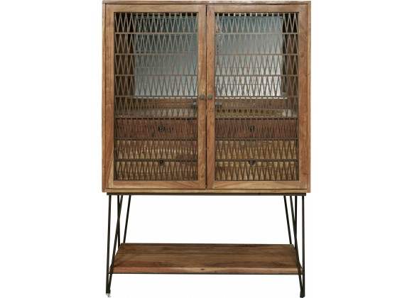 Pulaski Furniture 2-Door Bar Cabinet with Storage Drawers Front