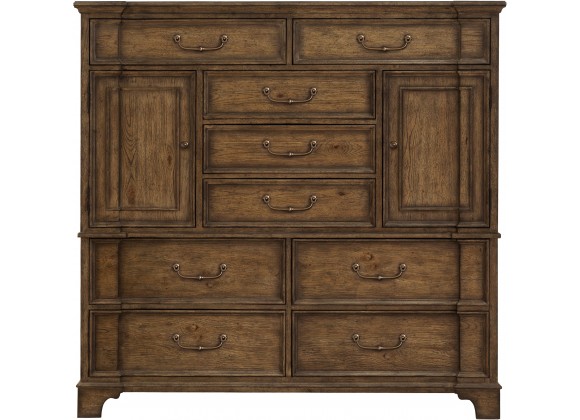 Pulaski Furniture Revival Row 9-Drawer Master Chest with Cabinets