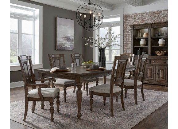 Pulaski Furniture Woodbury Wooden Arm Chair in Cowboy Boots Brown