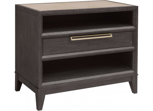 Pulaski Furniture Quincy Stone-Top Bachelor's Chest with Storage Drawer Side
