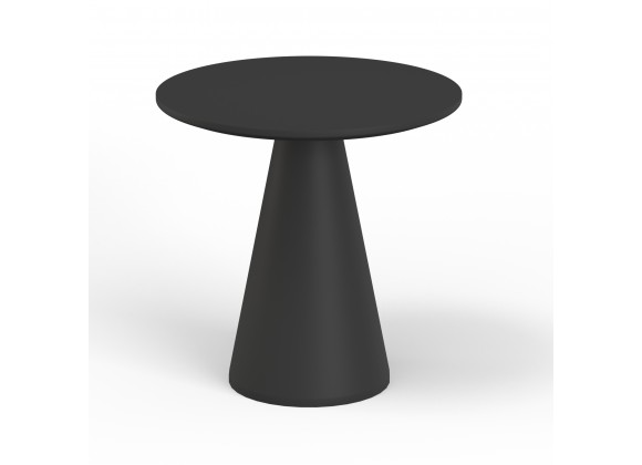 Sunset West Pedestal Pub Table Dark Gray