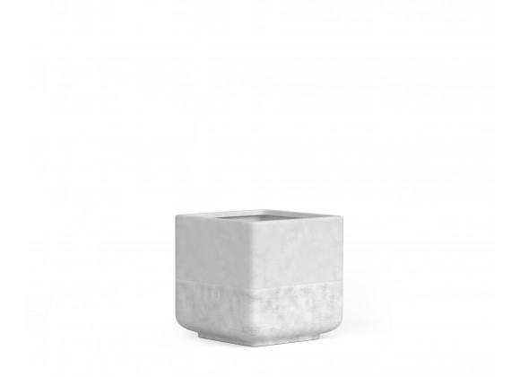 Azzurro Living Pacifica 16" Pot In White Rock Concrete