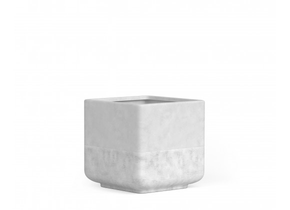 Azzurro Living Pacifica 18" Pot In White Rock Concrete