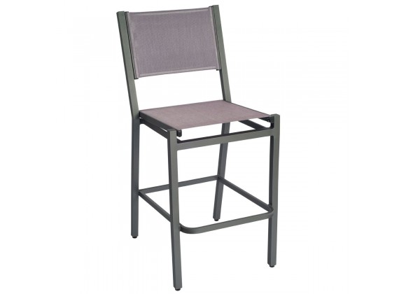 Woodard Palm Coast Sling Bar Stool Without Arms - Angled