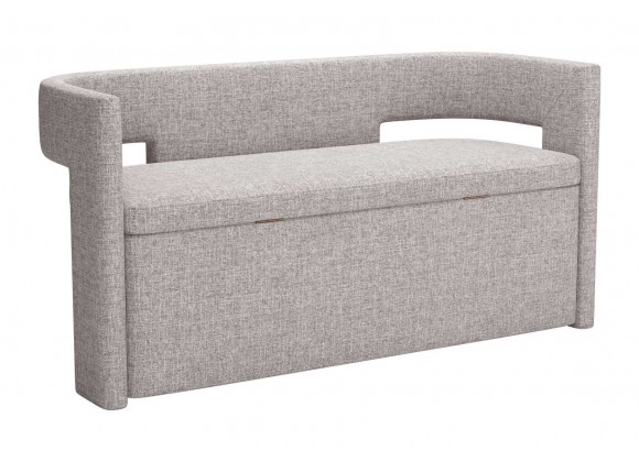 Papua Storage Bench Gray - Angled