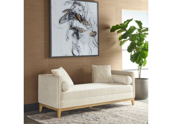 Sunpan Vittoria Bench Romo Ash / Romo Linen - Lifestyle