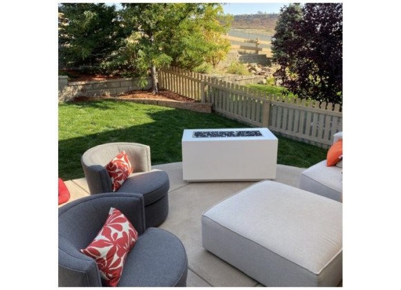 Pismo 48" Fire Pit - Powder Coated White OUTDOOR