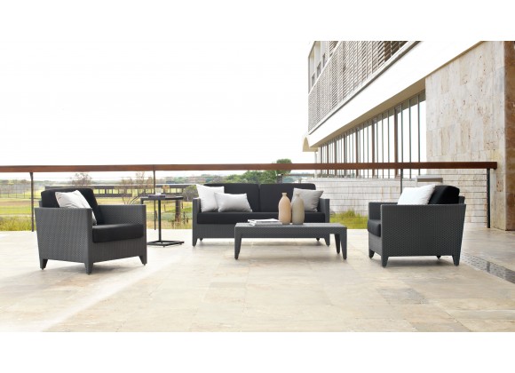 Panama Jack Outdoor Onyx 4-Piece Seating Set 