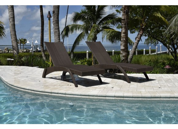 Panama Jack Outdoor Oasis 3-Piece Chaise Lounge