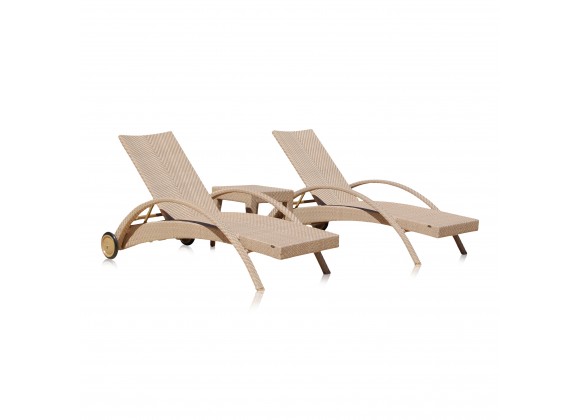 Panama Jack Outdoor Austin 3-Piece Chaise Lounge Set 