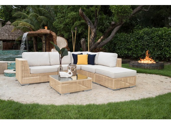 Panama Jack Outdoor Austin 6-Piece Sectional Set Outdoor