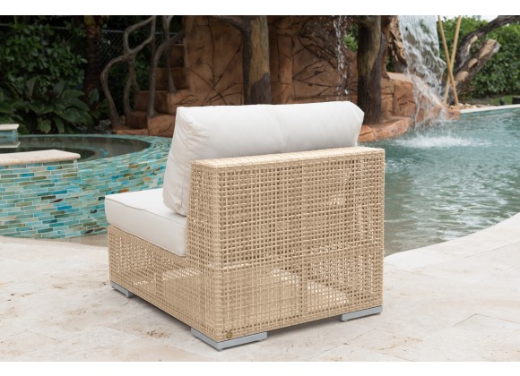 Panama Jack Outdoor Austin Modular Armless Chair