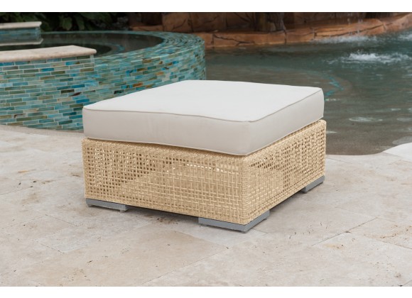 Panama Jack Outdoor Austin Ottoman 