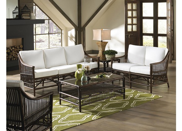 Panama Jack Sunroom Bora Bora 5-Piece Living Set with Cushions Room View