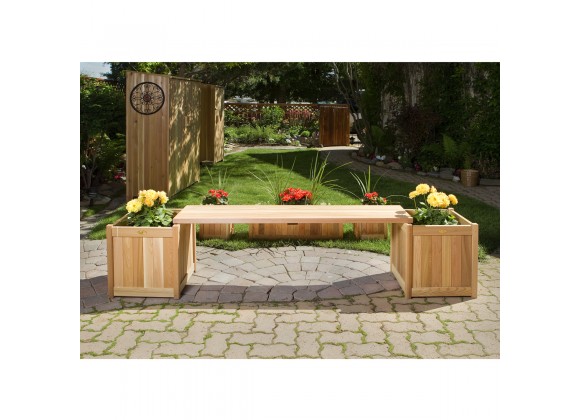 3 - Piece Planter Bench Set - Lifestyle