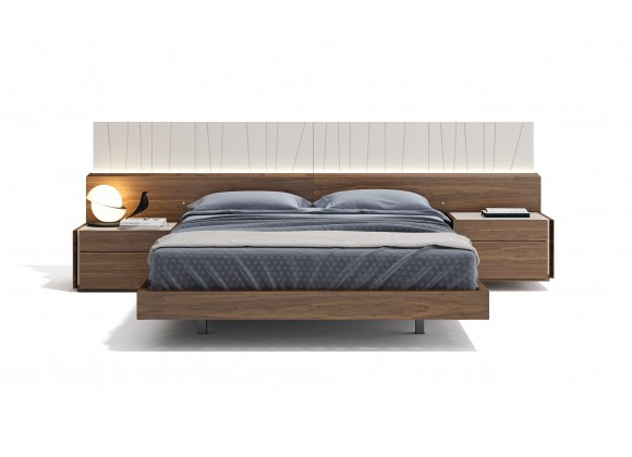 J&M Furniture Porto Walnut Bed