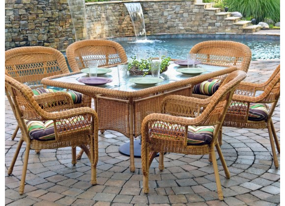 Tortuga Outdoor Portside 7pc Outdoor Wicker Dining Set