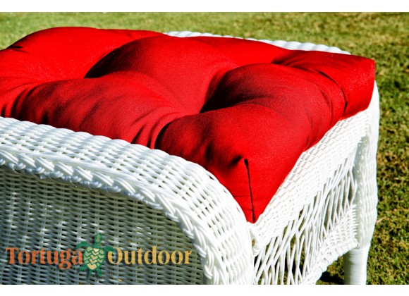 Tortuga Outdoor Portside Wicker Ottoman