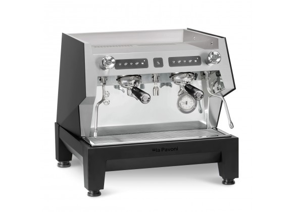 LA PAVONI BAR-T 2 GROUP COMPACT 7.8 Liters VOLUMETRIC -120V - Front