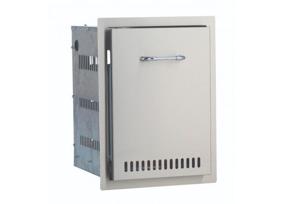 Bull BBQ Pull Out Gas Tank Drawer - Angled Close-up