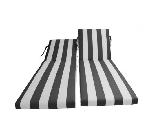 Bellini home and gardens sunbrella designer knife edge chaise lounge cushions hot sale