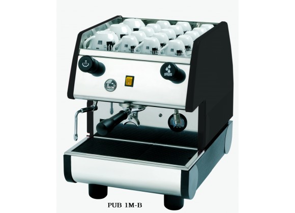PUB 1 Group Commercial Espresso/Cappuccino Machine In Black