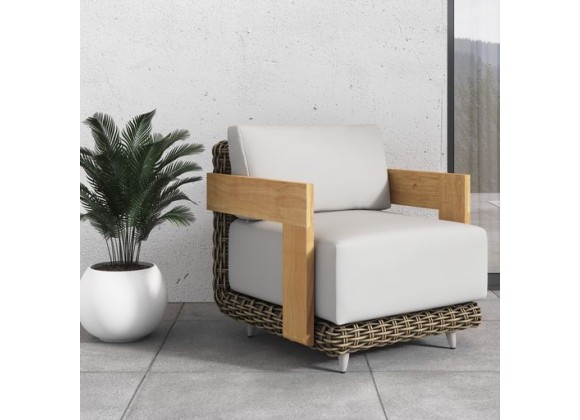 Sunpan Potenza Armchair Palazzo Cream - Lifestyle