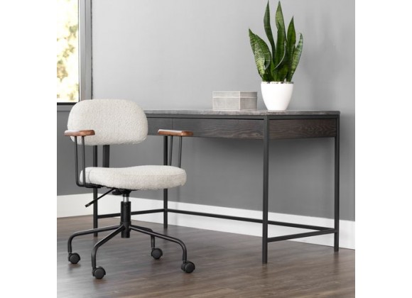 Sunpan Ellen Office Chair - Copenhagen White - Lifestyle