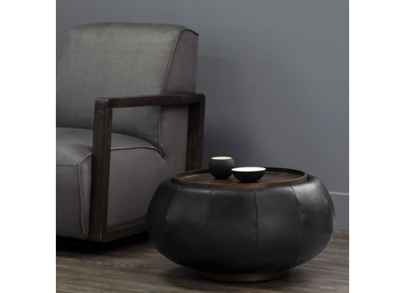 Sunpan Zenzi Storage Coffee Table Bravo Black - Lifestyle