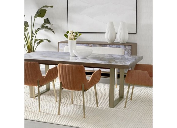 Sunpan Fuentes Dining Table 86'' - Lifestyle