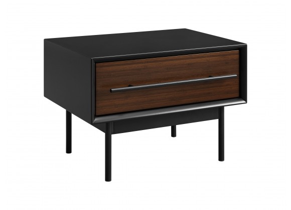 Greenington Park Avenue 1 Drawer Nightstand Ruby - Front Side Angle