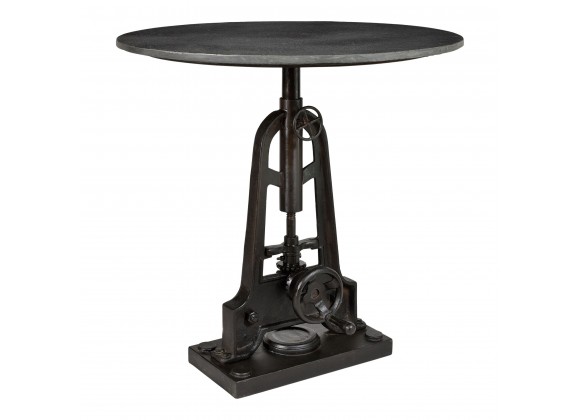 Delaware Adjustable Café Table - Angled Moe's Home Collection Delaware Adjustable Cafe Table - Front Side AngleView