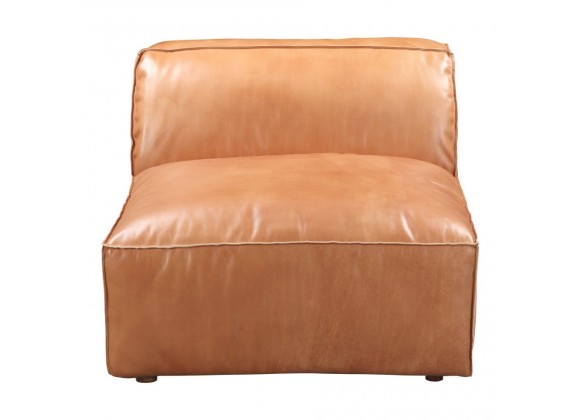 Moe's Home Collection Luxe Slipper Chair - Tan - Front Angle