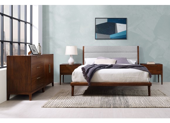 Greenington MERCURY Upholstered California King Platform Bed, Exotic Greenington MERCURY Upholstered California King Platform Bed, Exotic