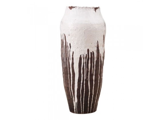 Moe's Home Collection Randis White Washed Vase