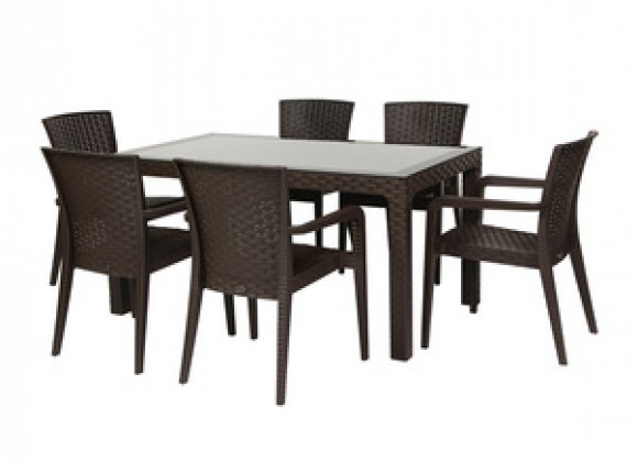 Rainbow Outdoor Alberta Chair-Brown