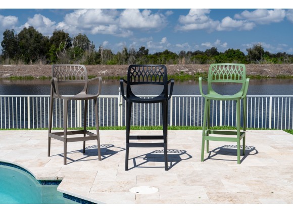 Rainbow Outdoor Elsa Set of 2 Stackable Barstoo