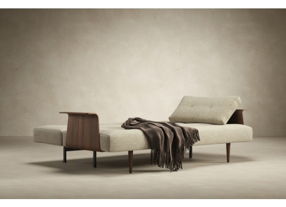 Innovation Living Recast Plus Sofa W/Walnut Arms Dark Wood Legs 366 - Halifax, Antique
