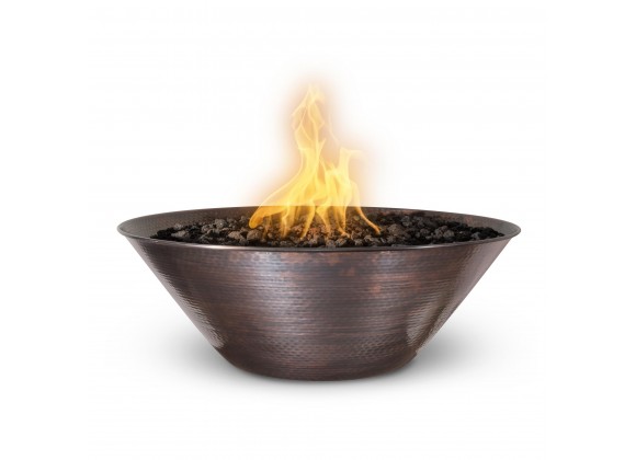 The Outdoor Plus 31" Remi Hammered Copper Fire Bowl